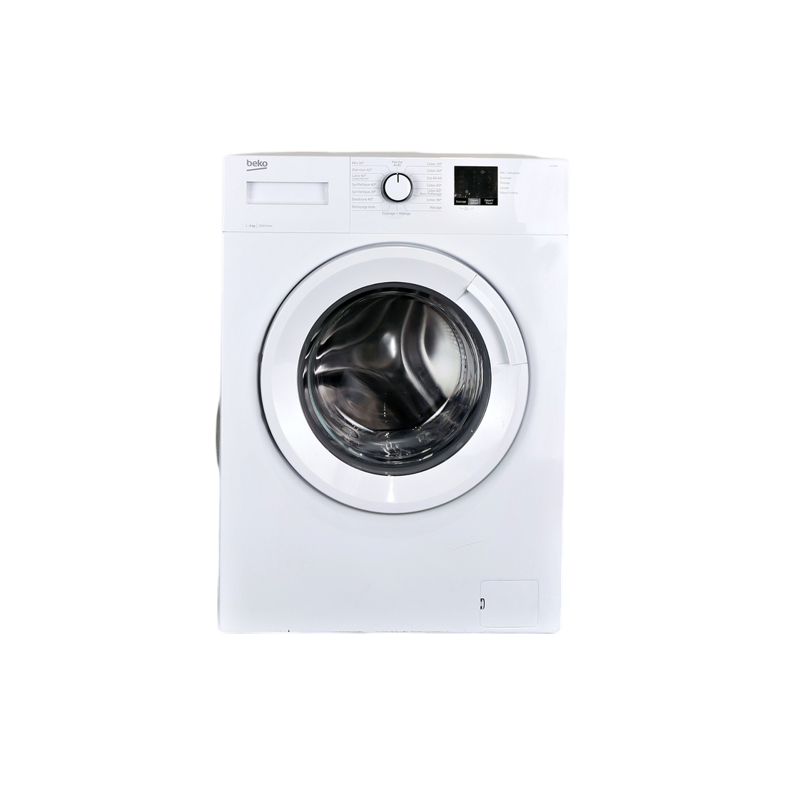 Lave-Linge Hublot 8 kg Reconditionné BEKO LLF08W4 : vue de face