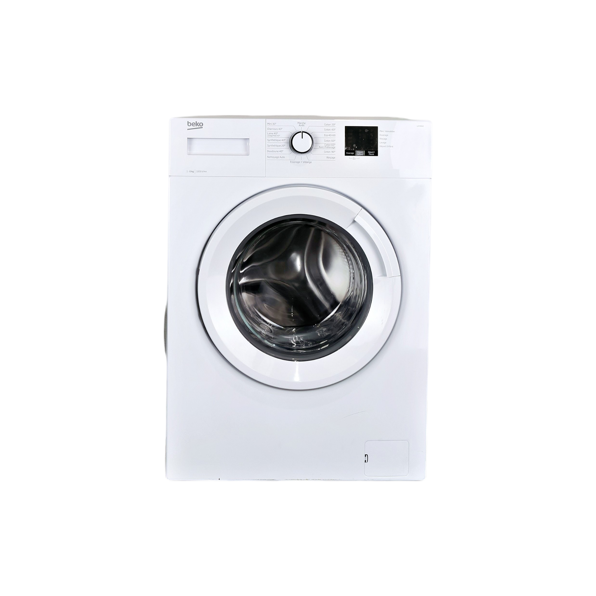 Lave-Linge Hublot 8 kg Reconditionné BEKO LLF08W4 : vue de face