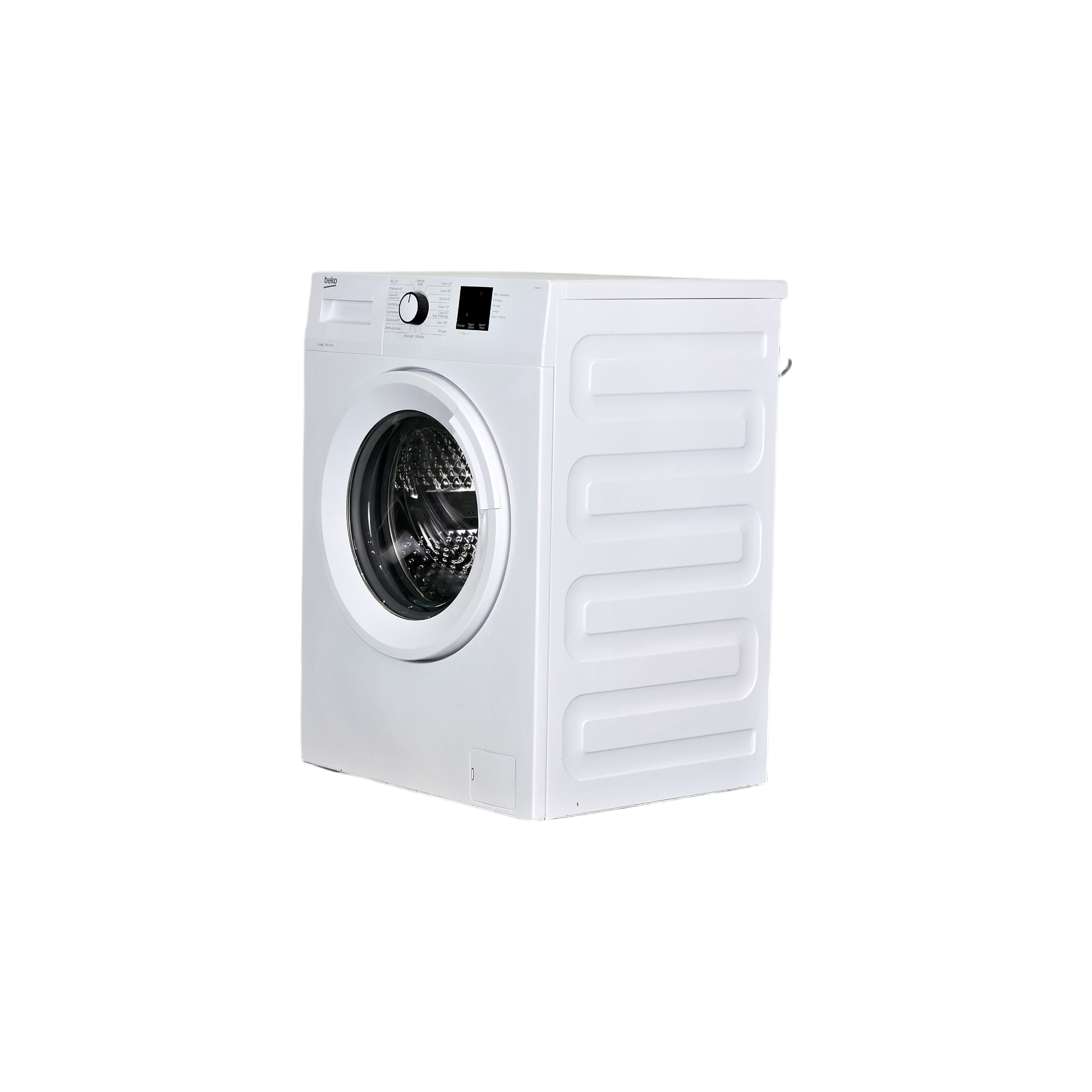 Lave-Linge Hublot 8 kg Reconditionné BEKO LLF08W4 : vue du côté gauche