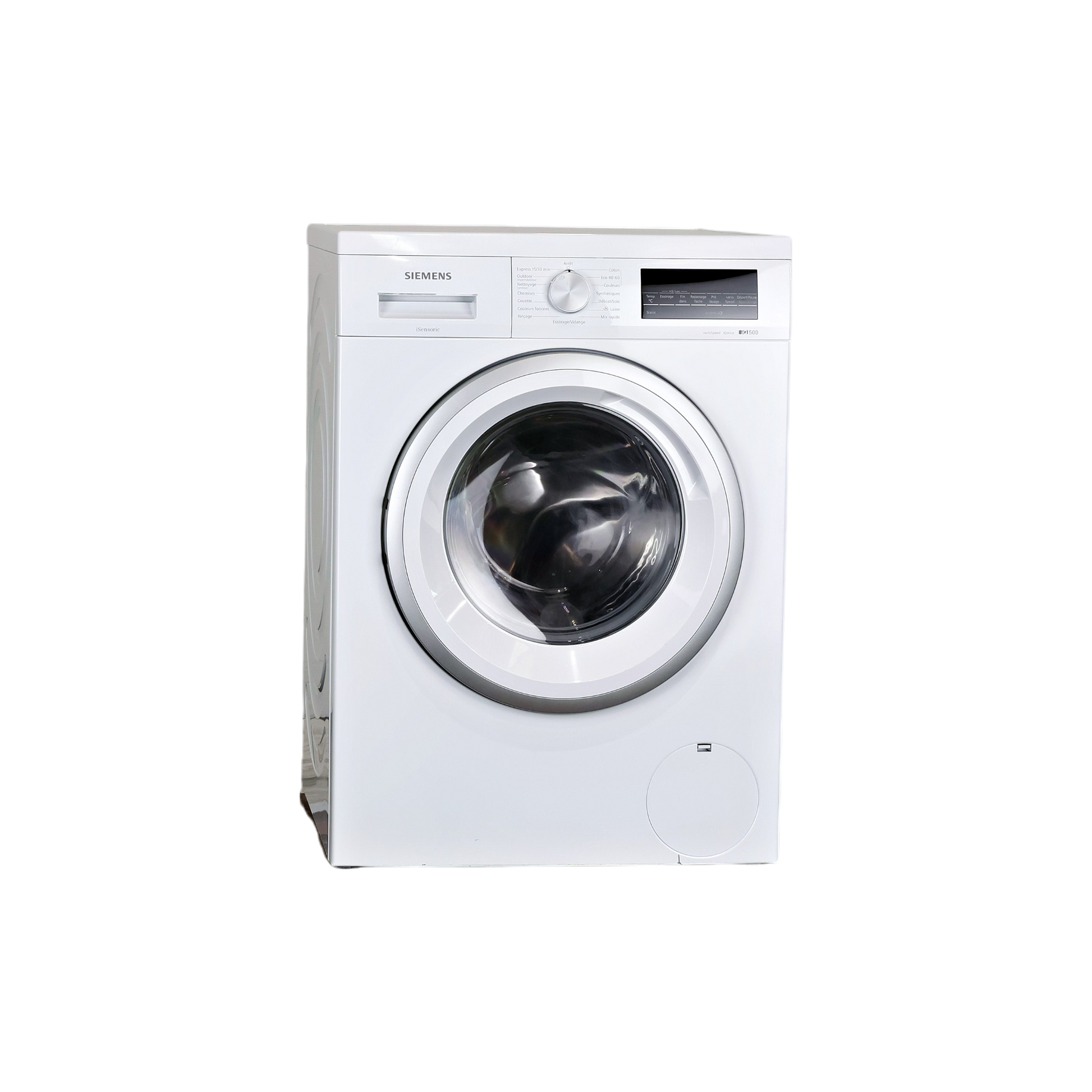 Lave-Linge Hublot 9 kg Reconditionné SIEMENS WU12UT09FF : vue de face