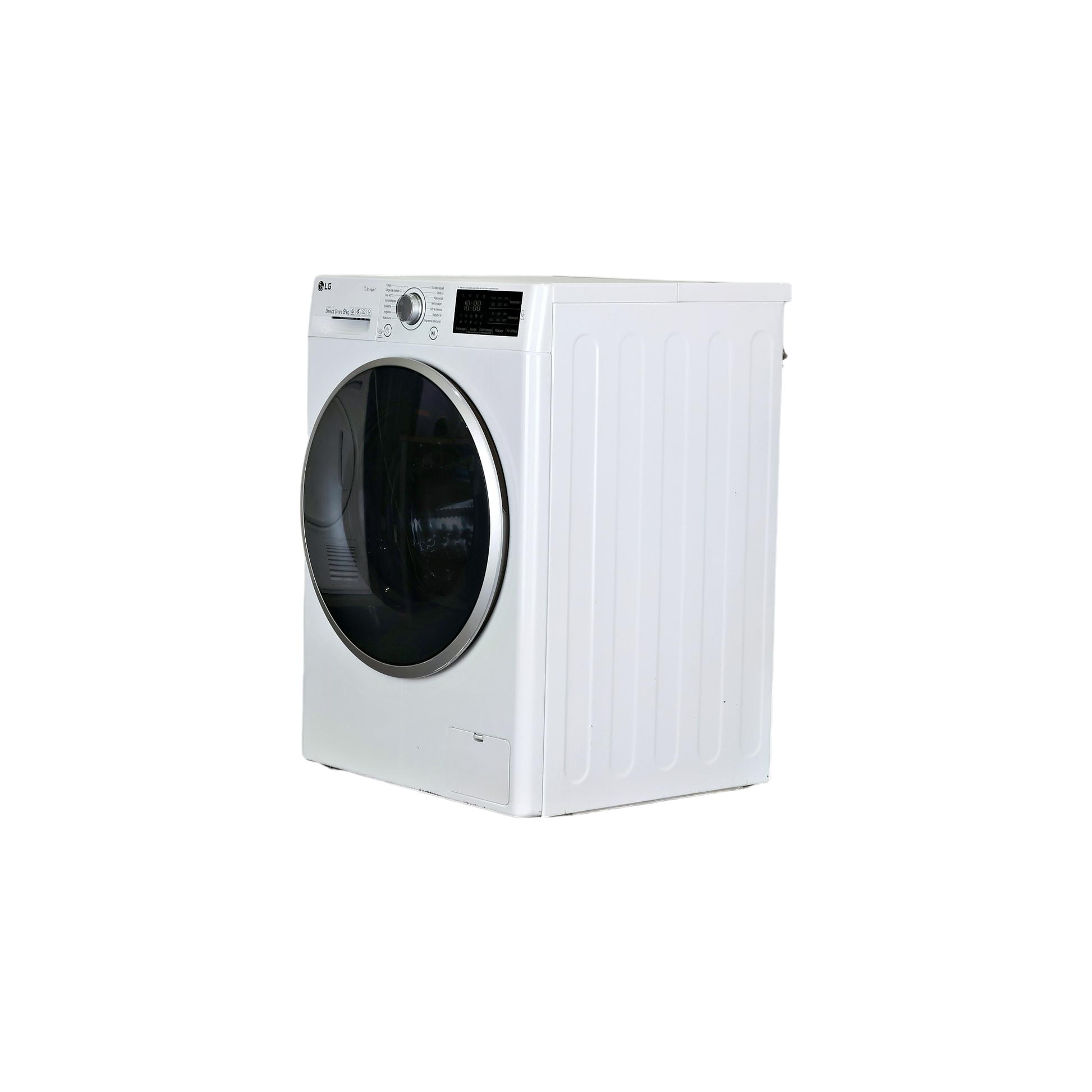 Lave-Linge Hublot 8 kg Reconditionné LG F84841WH : vue du côté gauche
