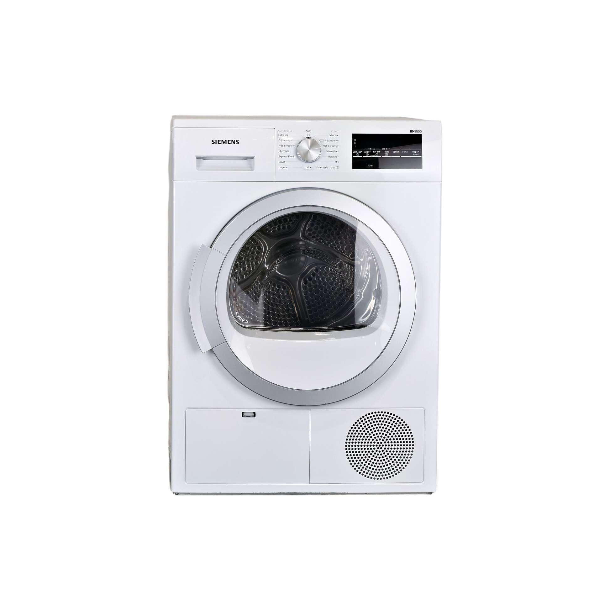 Seche-Linge Condensation 9 kg Reconditionné SIEMENS WT46G400FF : vue de face
