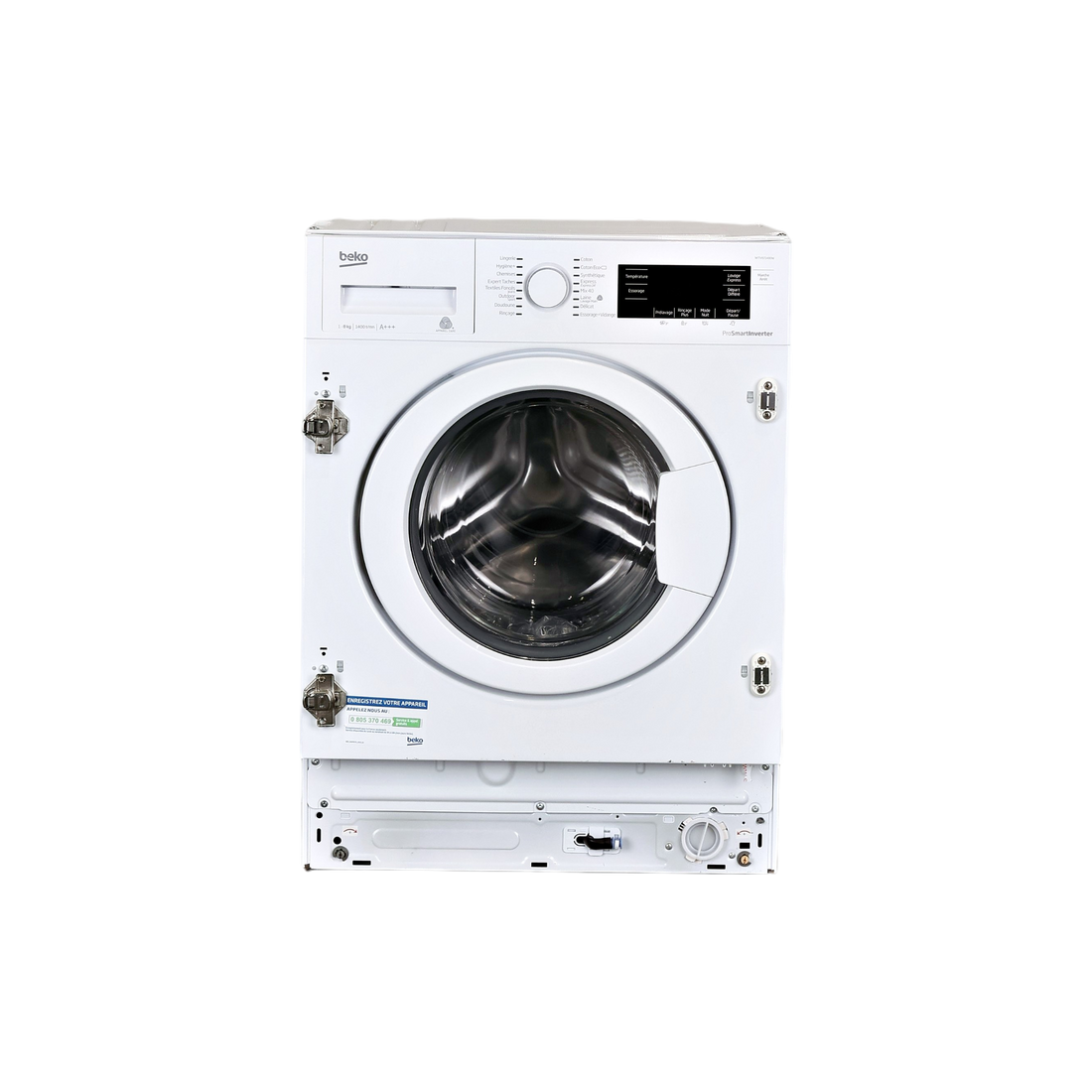 Lave-Linge Hublot 8 kg Reconditionné BEKO WITV8714B0W : vue de face