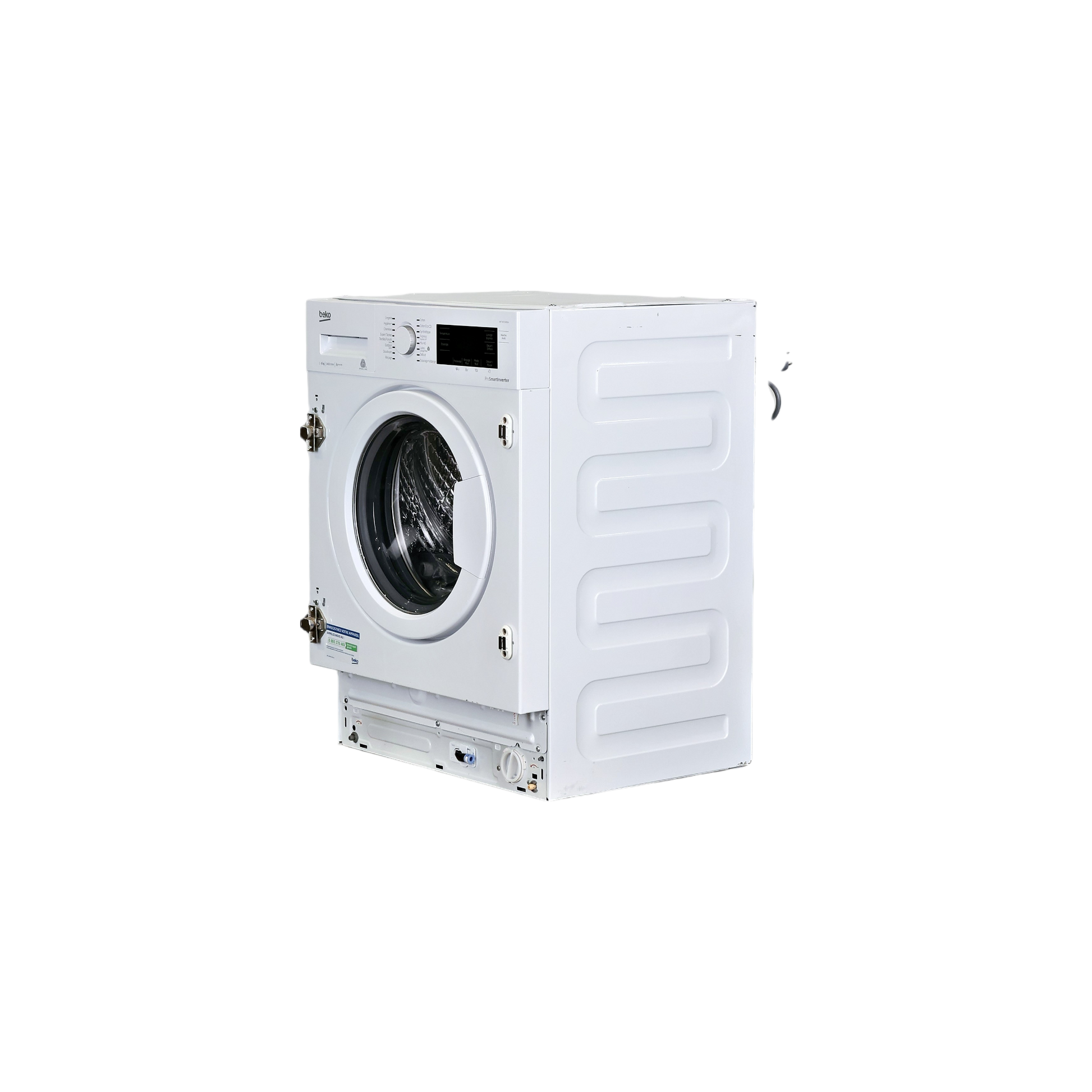 Lave-Linge Hublot 8 kg Reconditionné BEKO WITV8714B0W : vue du côté gauche