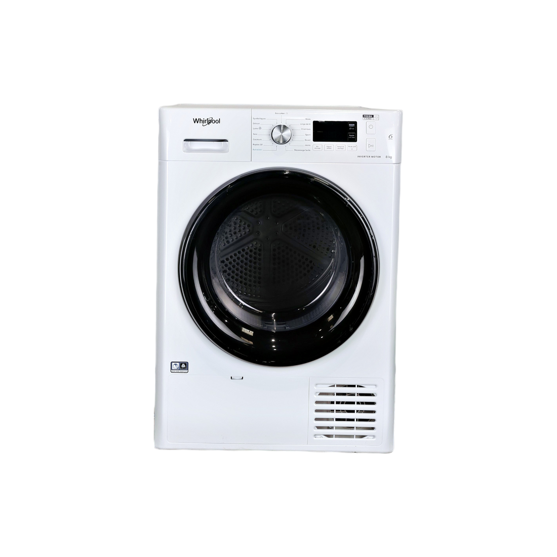 Seche-Linge Pompe À Chaleur 8 kg Reconditionné WHIRLPOOL FFTSM1182BFR : vue de face