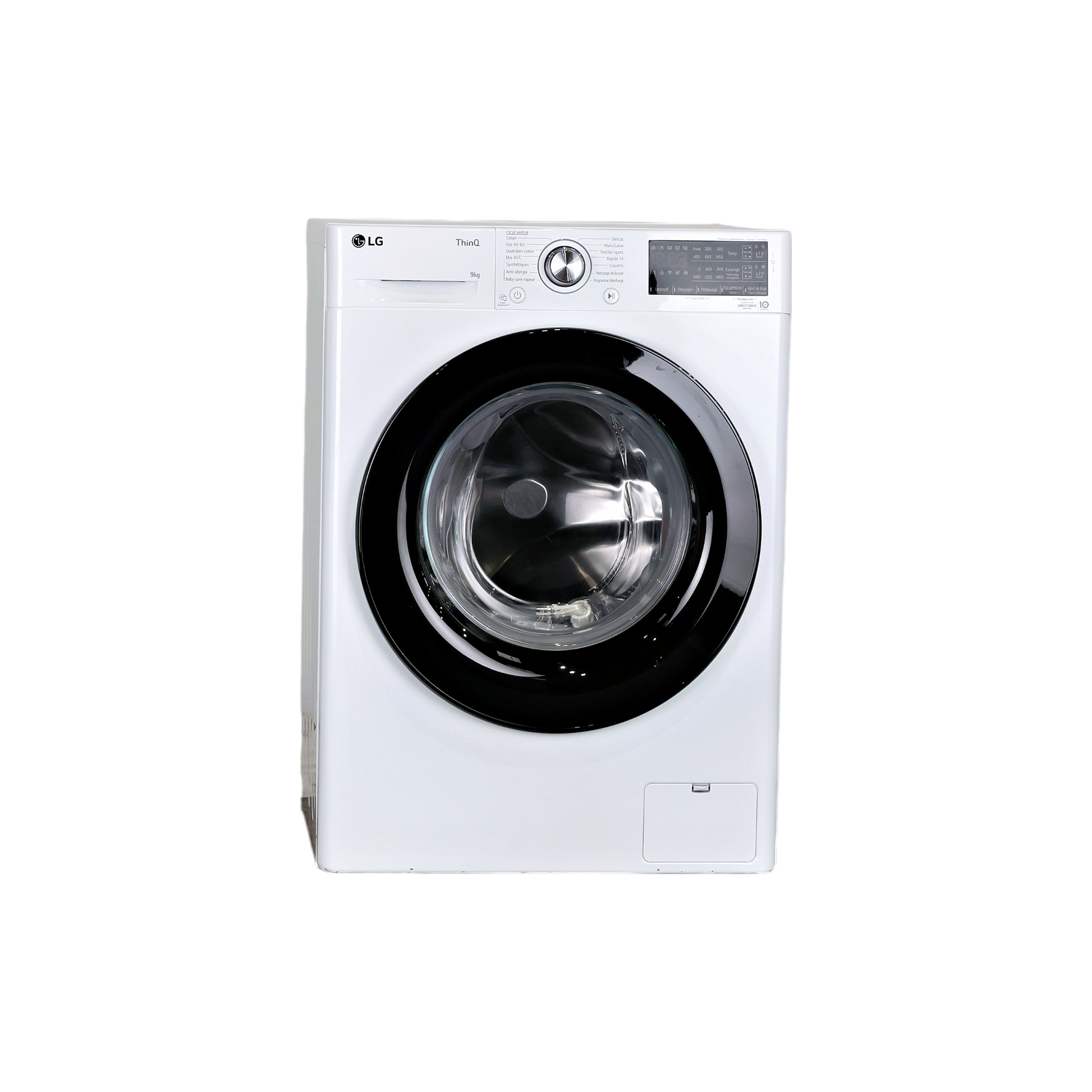 Lave-Linge Hublot 9 kg Reconditionné LG F94V35WHSA : vue de face