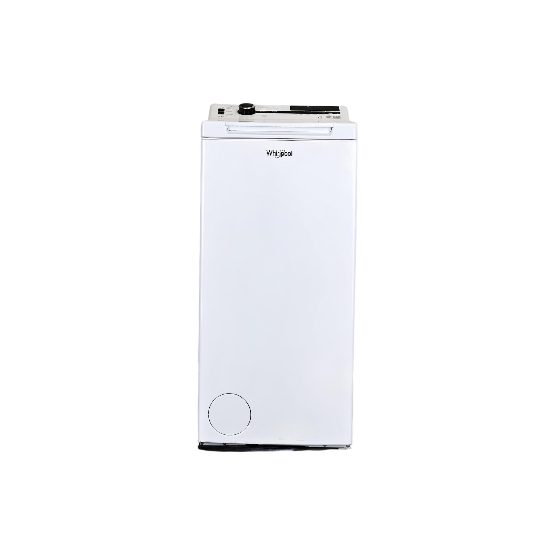 Lave-Linge Top 6.5 kg Reconditionné WHIRLPOOL TDLRB65242BSFR/N : vue de face