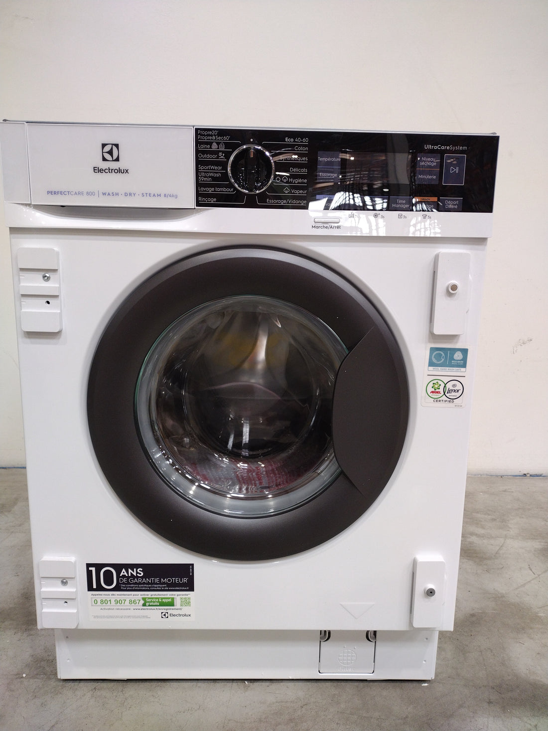 Lave-Linge Sechant 8 kg Reconditionné ELECTROLUX EW8W1684BI : détails