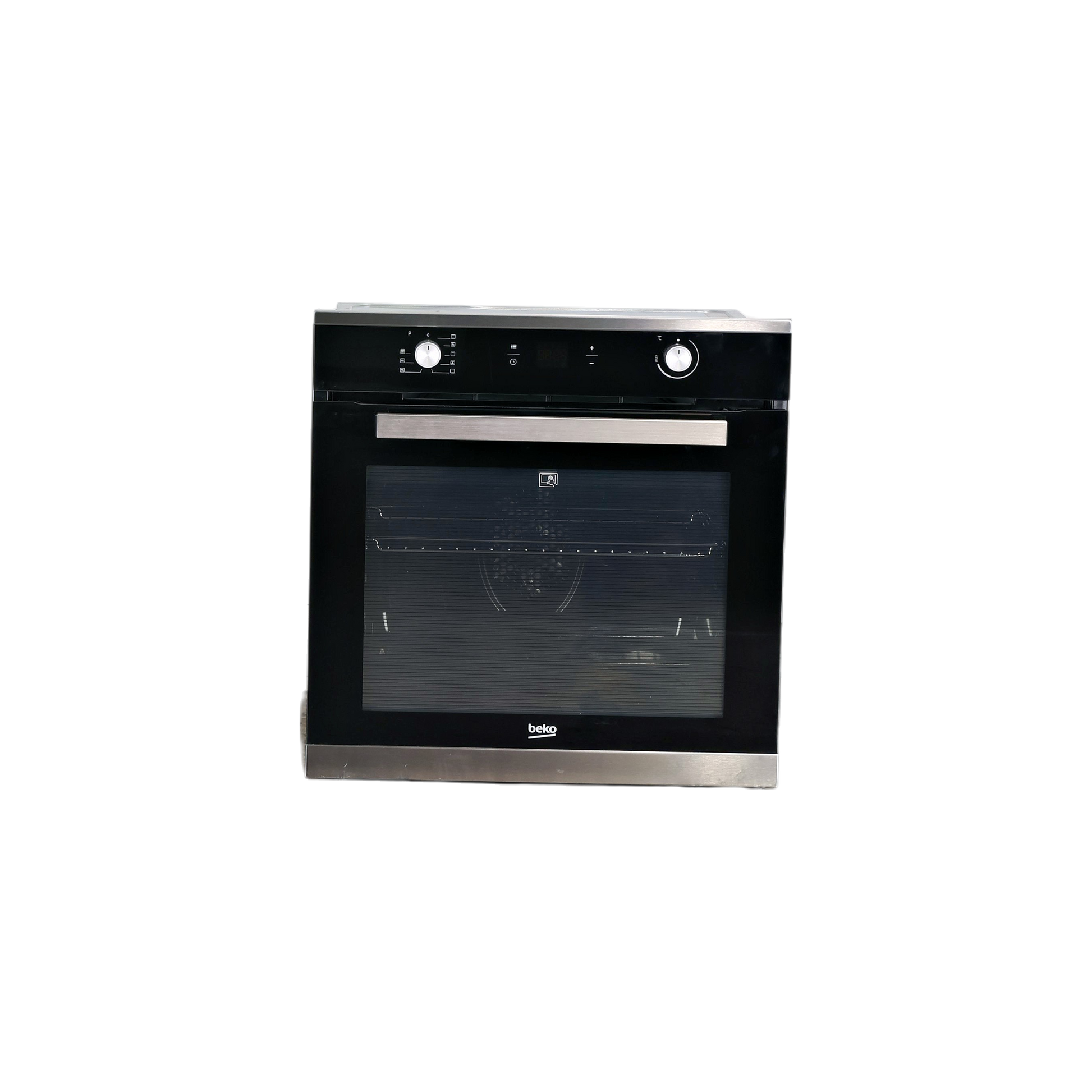 Four Chaleur Tournante 66 L Reconditionné BEKO BIE15300XP : vue de face