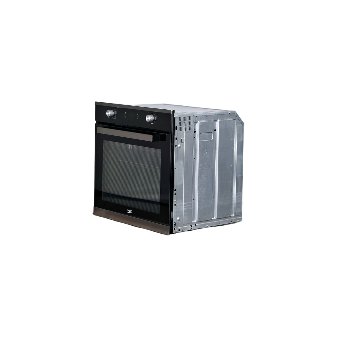 Four Chaleur Tournante 66 L Reconditionné BEKO BIE15300XP : vue du côté gauche