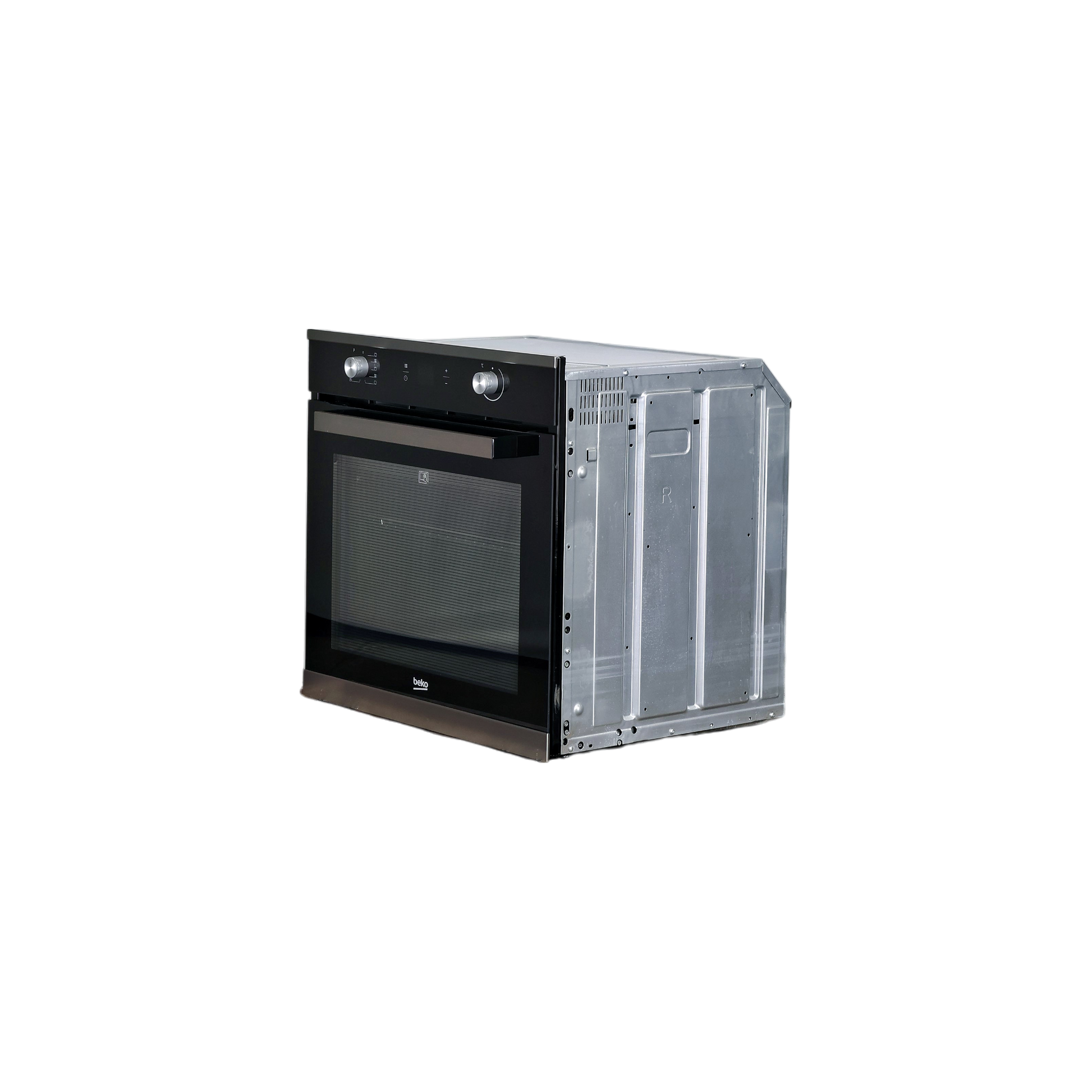 Four Chaleur Tournante 66 L Reconditionné BEKO BIE15300XP : vue du côté gauche