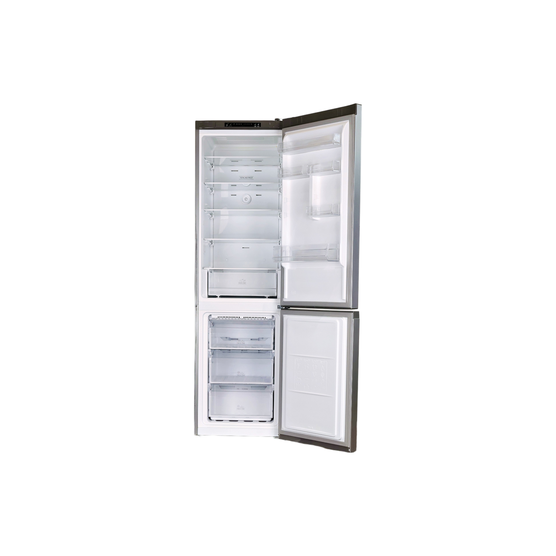 Réfrigérateur Avec Congélateur 367 L Reconditionné HOTPOINT HAFC9 TA23SX O3 : vue de l'intérieur