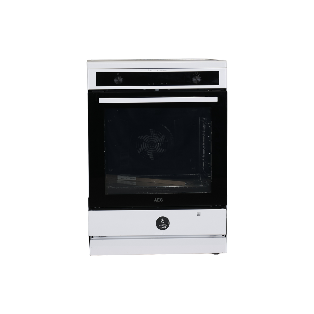Cuisinière À Induction  Reconditionné AEG CIS6699BPW : vue de face