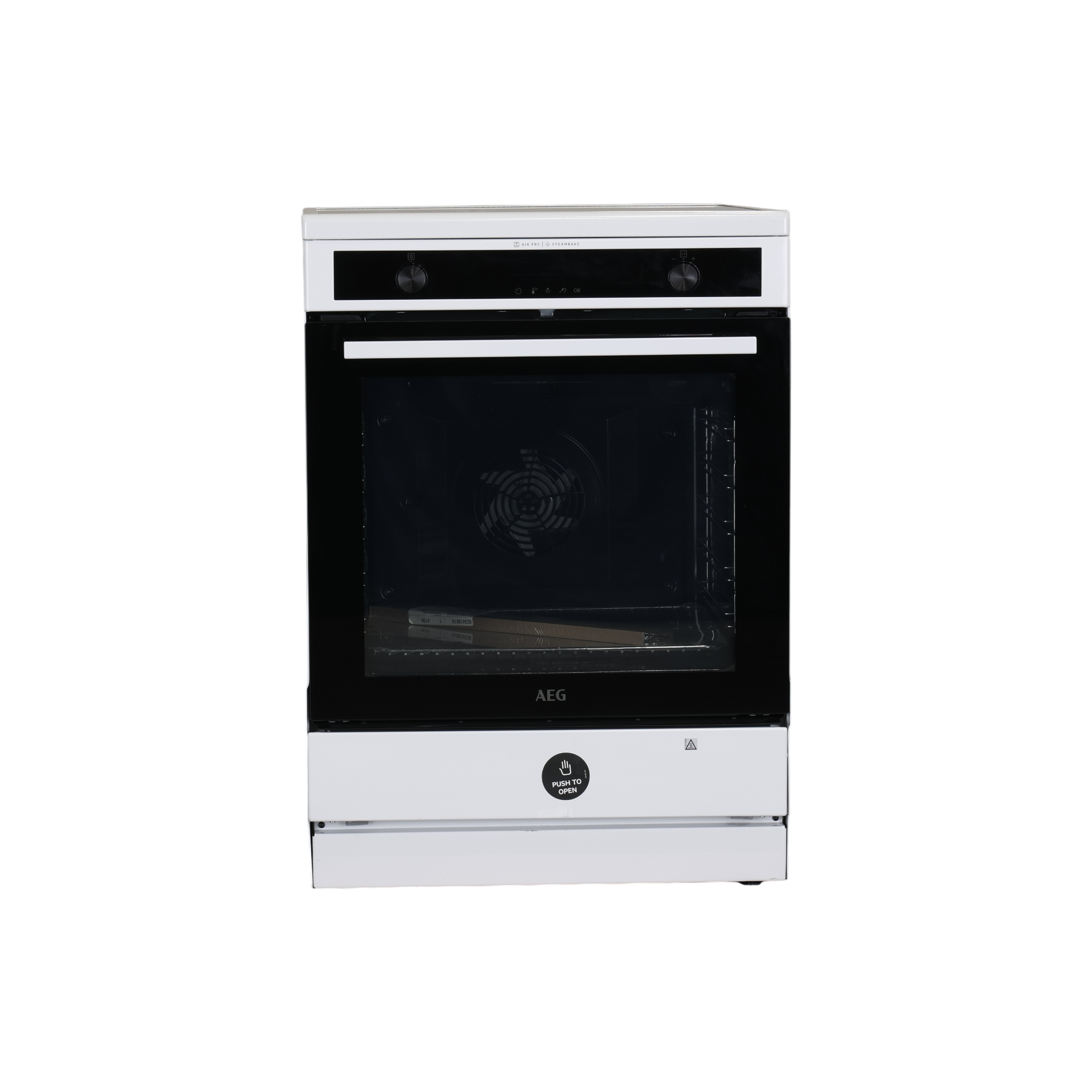 Cuisinière À Induction  Reconditionné AEG CIS6699BPW : vue de face