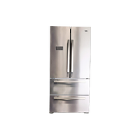 Réfrigérateur Multi-Portes 539 L Reconditionné BEKO GNE60522X : vue de face