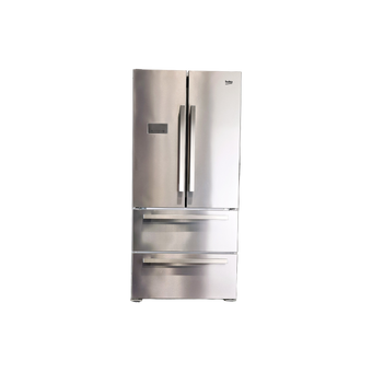 Réfrigérateur Multi-Portes 539 L Reconditionné BEKO GNE60522X : vue de face
