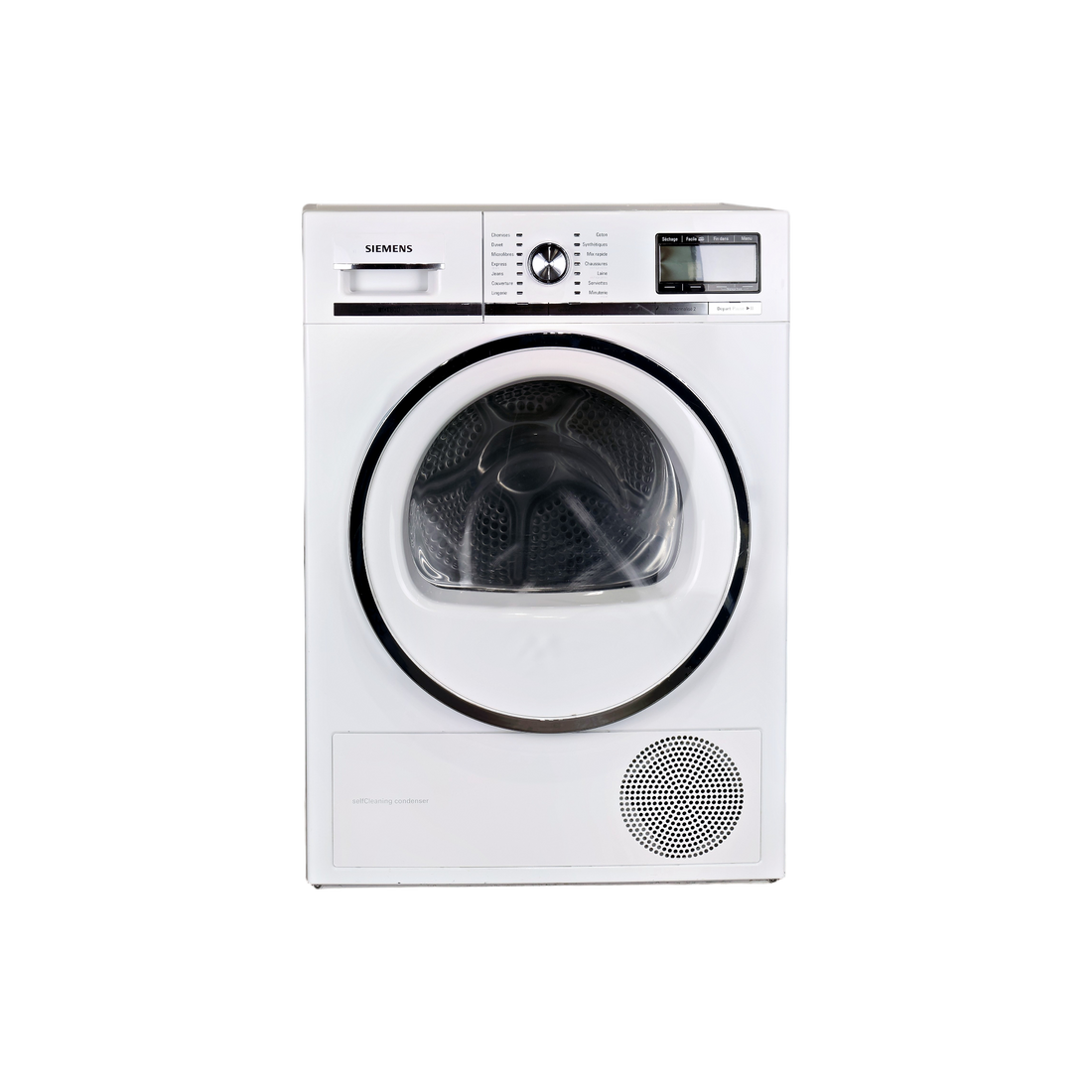 Seche-Linge Pompe À Chaleur 8 kg Reconditionné SIEMENS WT48Y880FF : vue de face