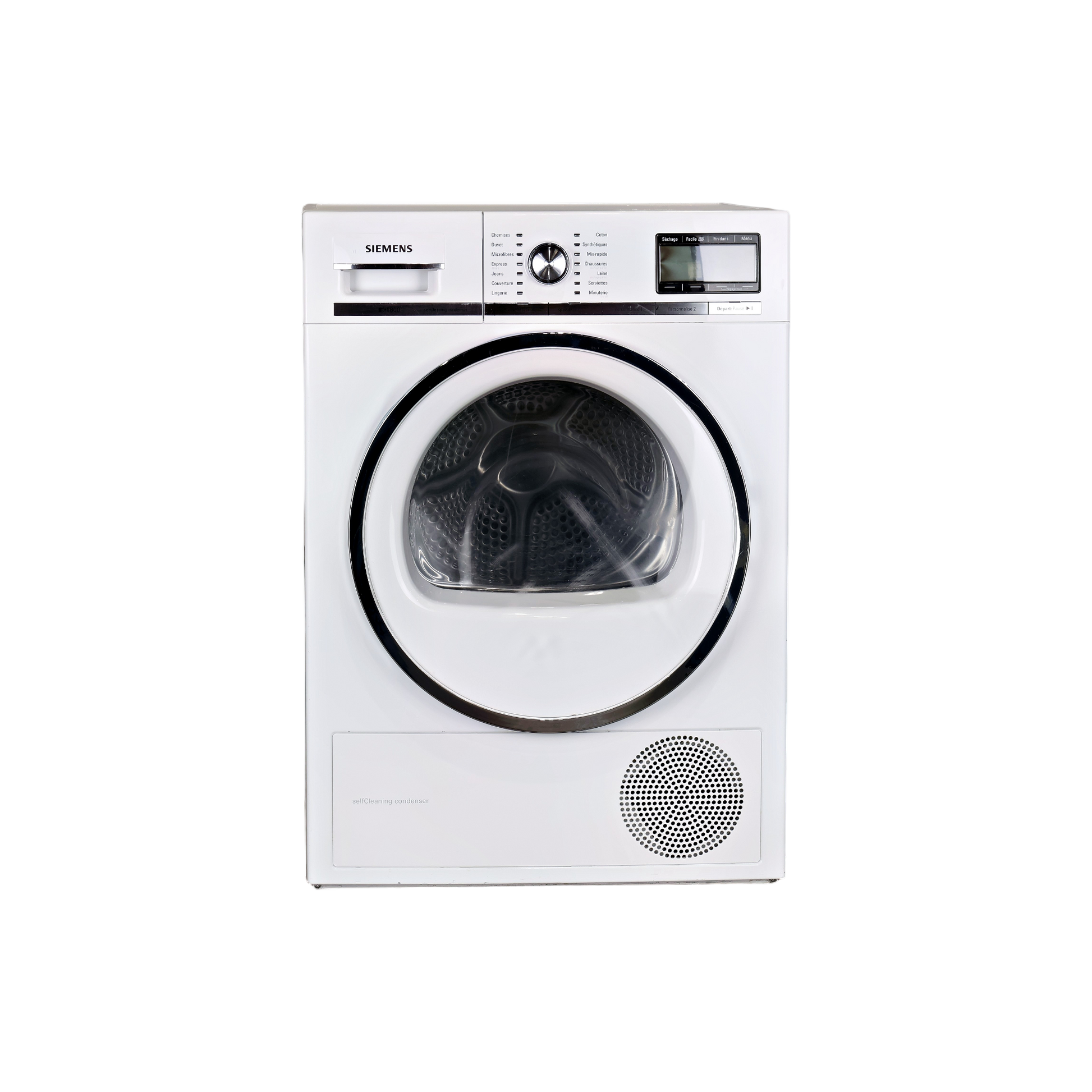 Seche-Linge Pompe À Chaleur 8 kg Reconditionné SIEMENS WT48Y880FF : vue de face