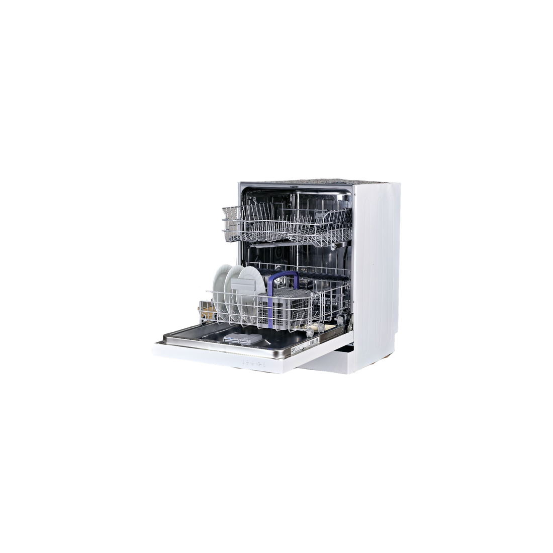 Lave-Vaisselle Pose Libre 13 Cvts Reconditionné BEKO BDF13A70W : vue de l'intérieur