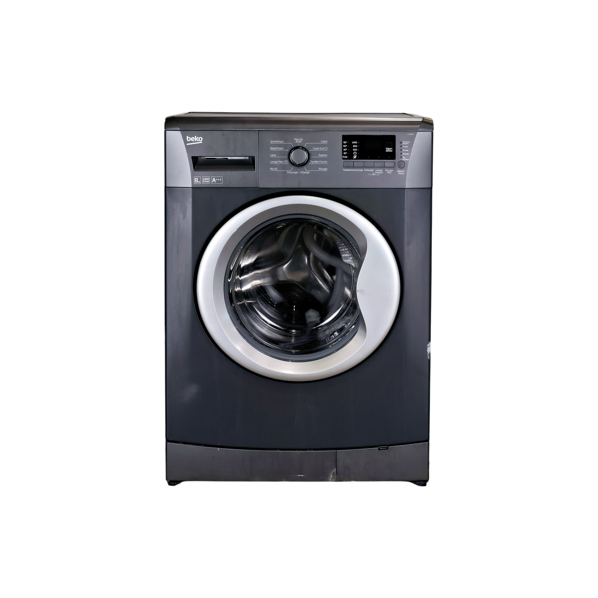 Lave-Linge Hublot 8 kg Reconditionné BEKO LLF08A1 : vue de face