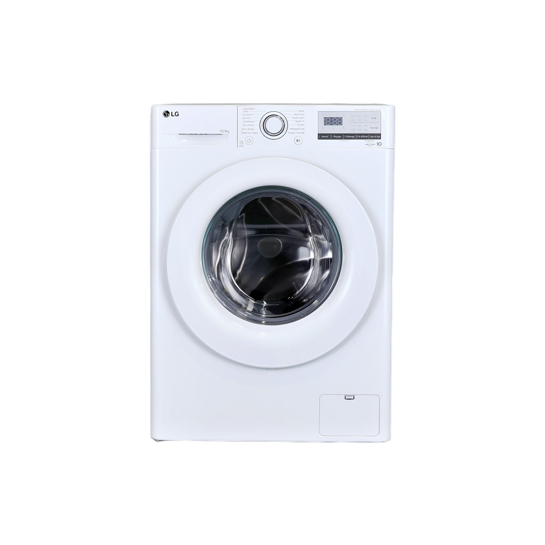 Lave-Linge Hublot 10.5 kg Reconditionné LG F14V13WHS : vue de face