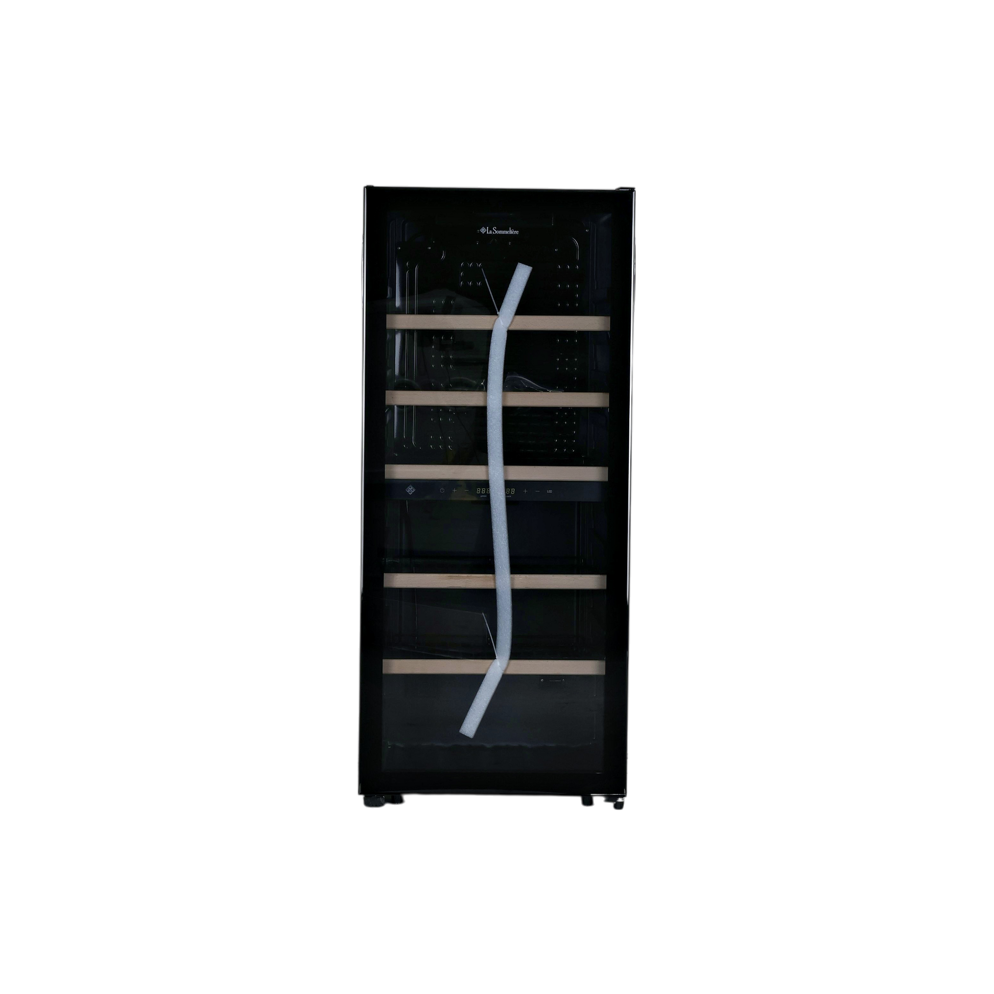 Cave À Vin De Conservation 102 Bouteilles Reconditionné LA SOMMELIERE LS102DZBLACK : vue de face