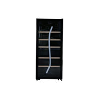 Cave À Vin De Conservation 102 Bouteilles Reconditionné LA SOMMELIERE LS102DZBLACK : vue de face