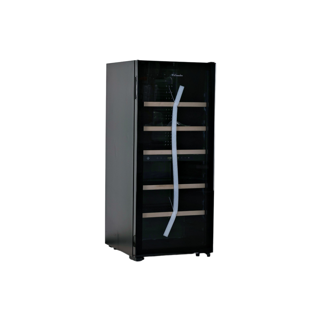 Cave À Vin De Conservation 102 Bouteilles Reconditionné LA SOMMELIERE LS102DZBLACK : vue du côté droit