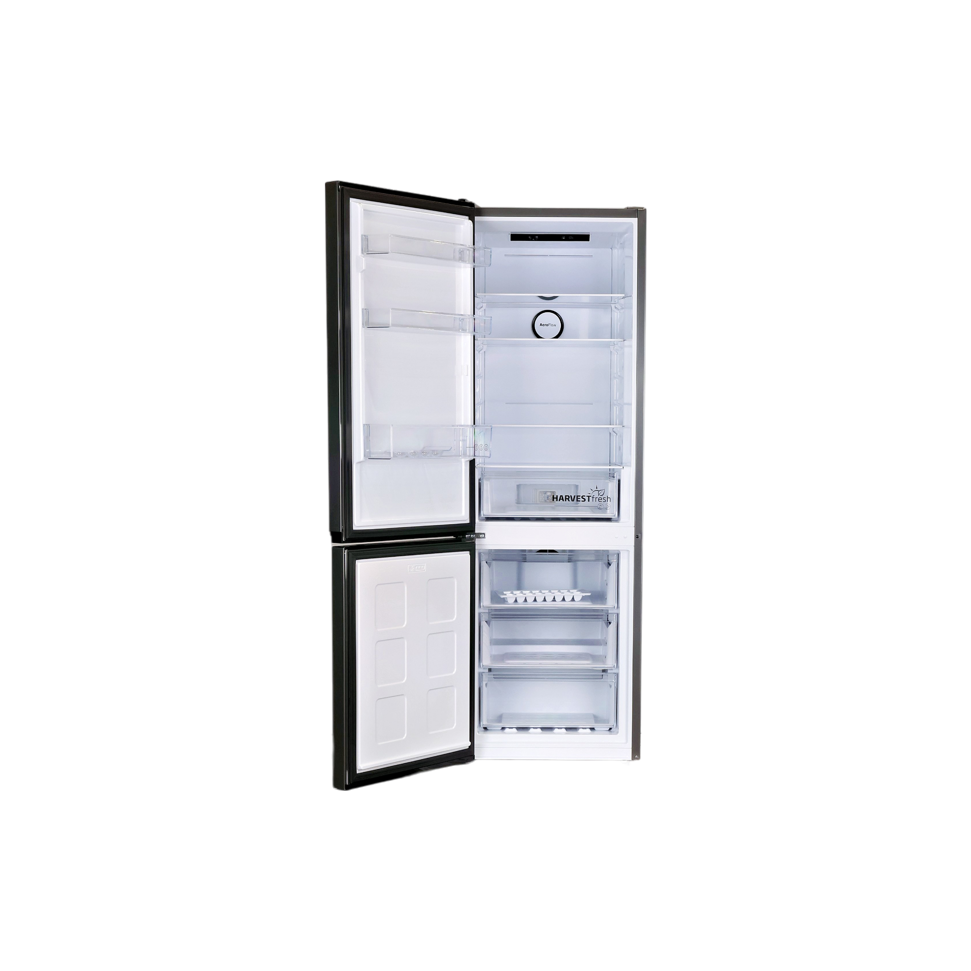 Réfrigérateur Avec Congélateur 301 L Reconditionné BEKO B5RCNA346HG : vue de l'intérieur