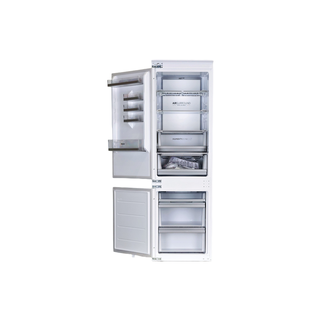 Réfrigérateur Encastrable 268 L Reconditionné HAIER HBW7518DT : vue de l'intérieur