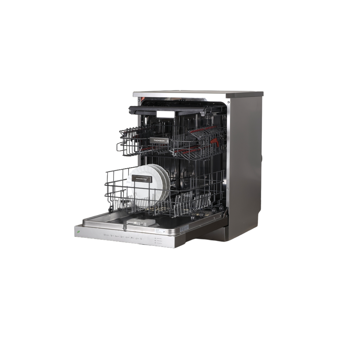 Lave-Vaisselle Pose Libre 16 Cvts Reconditionné THOMSON TDW4316SL : vue du côté gauche