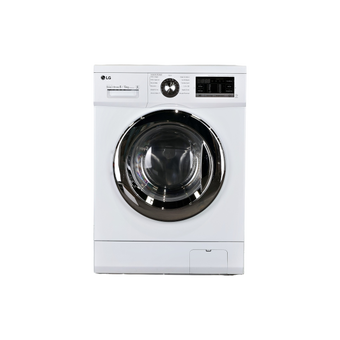 Lave-Linge Sechant 8 kg Reconditionné LG F854G63WR : vue de face