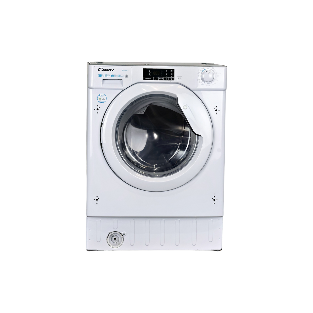 Lave-Linge Sechant 8 kg Reconditionné CANDY CBD485D1E/1-S : vue de face