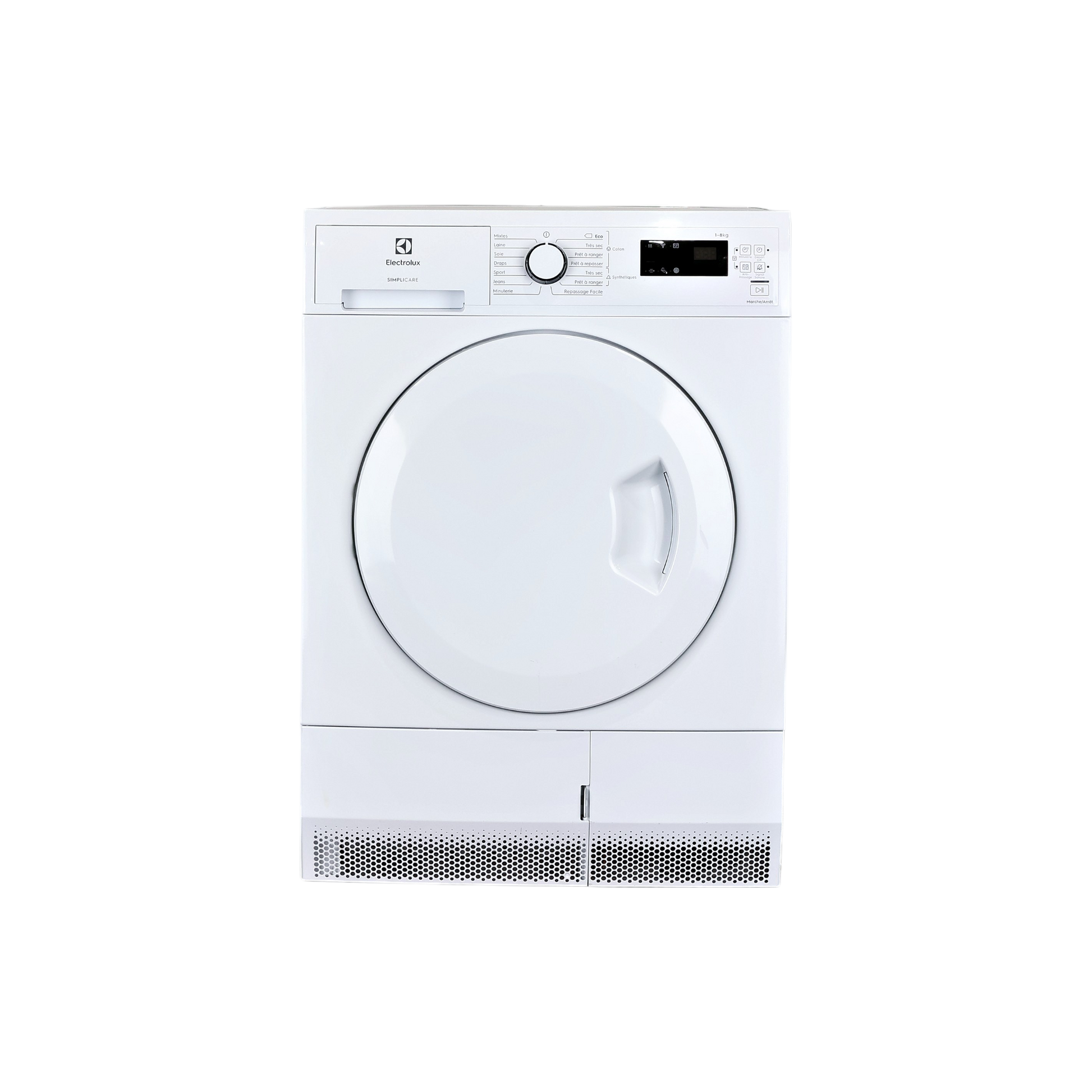 Seche-Linge Pompe À Chaleur 8 kg Reconditionné ELECTROLUX EW7H4802SC : vue de face