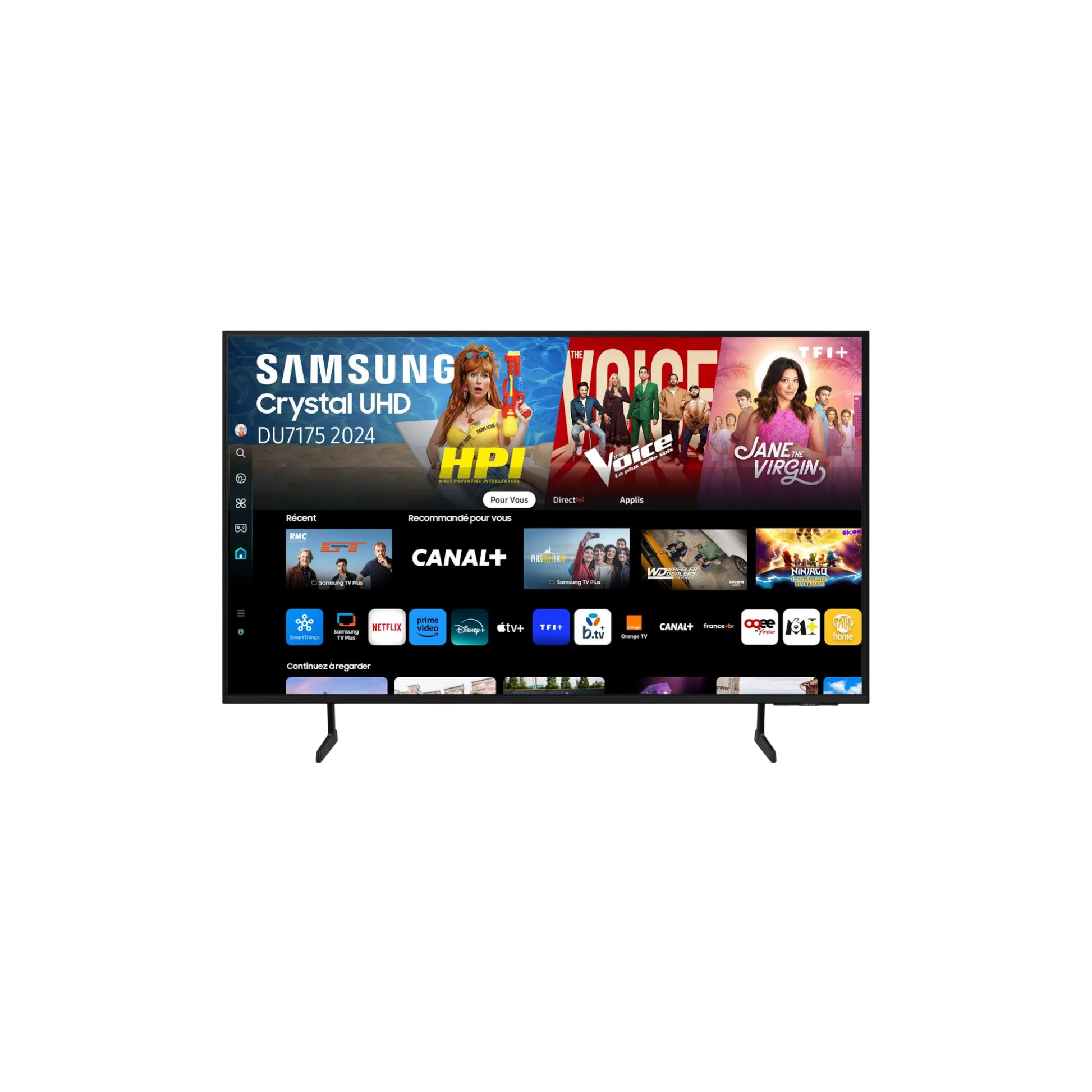 Téléviseur Led  Reconditionné SAMSUNG TU43DU7175 108 CM (43") : vue de face