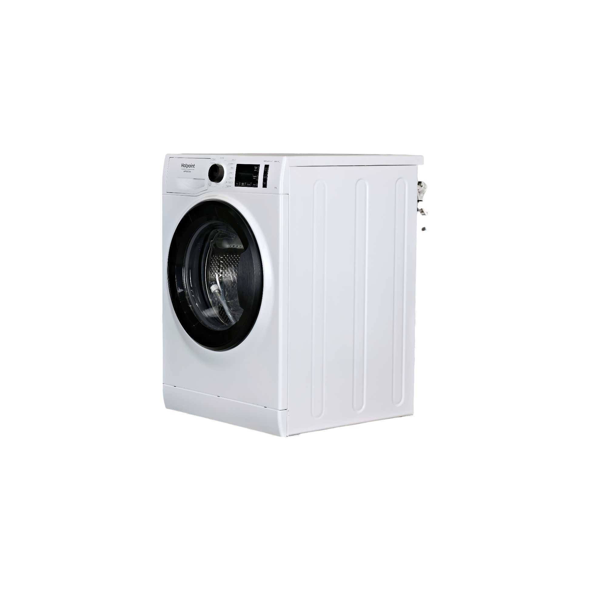 Lave-Linge Hublot 8 kg Reconditionné HOTPOINT CNM118448WKFR : vue du côté gauche