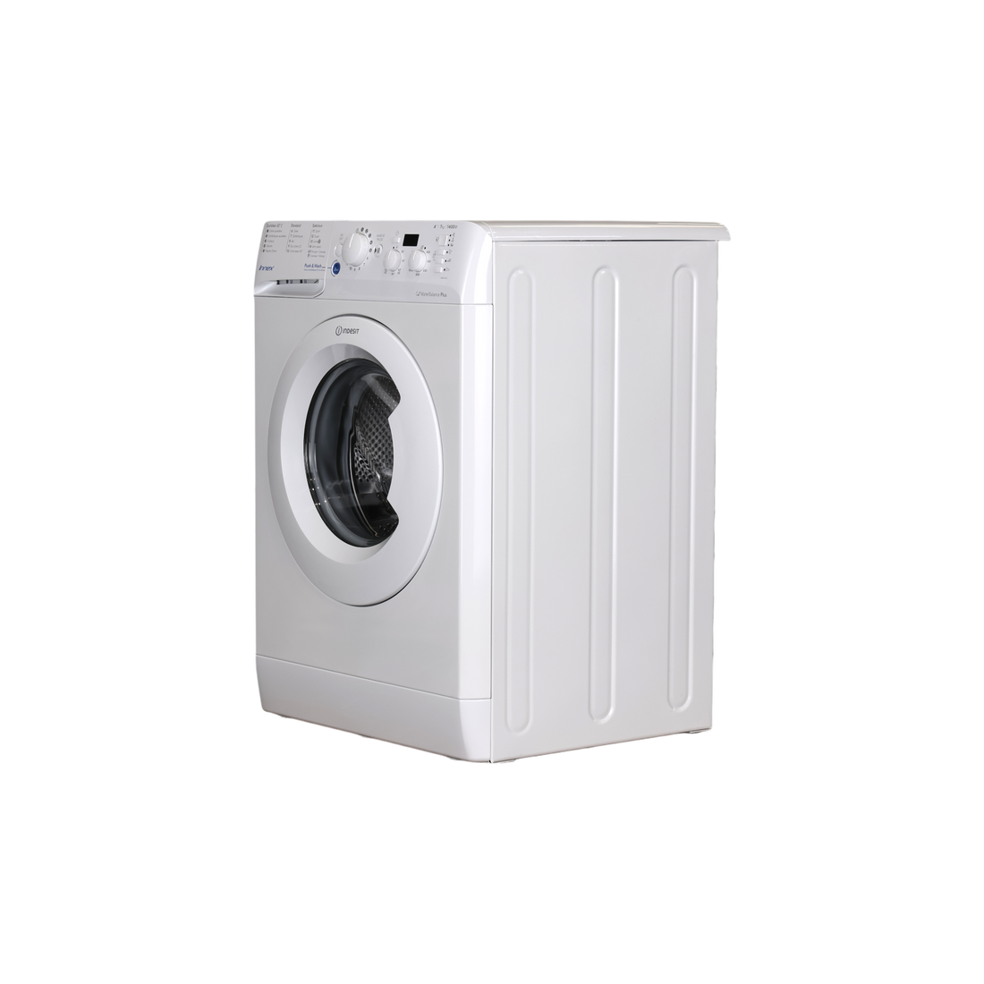 Lave-Linge Hublot 7 kg Reconditionné INDESIT BWD 71452 W FR : vue du côté droit