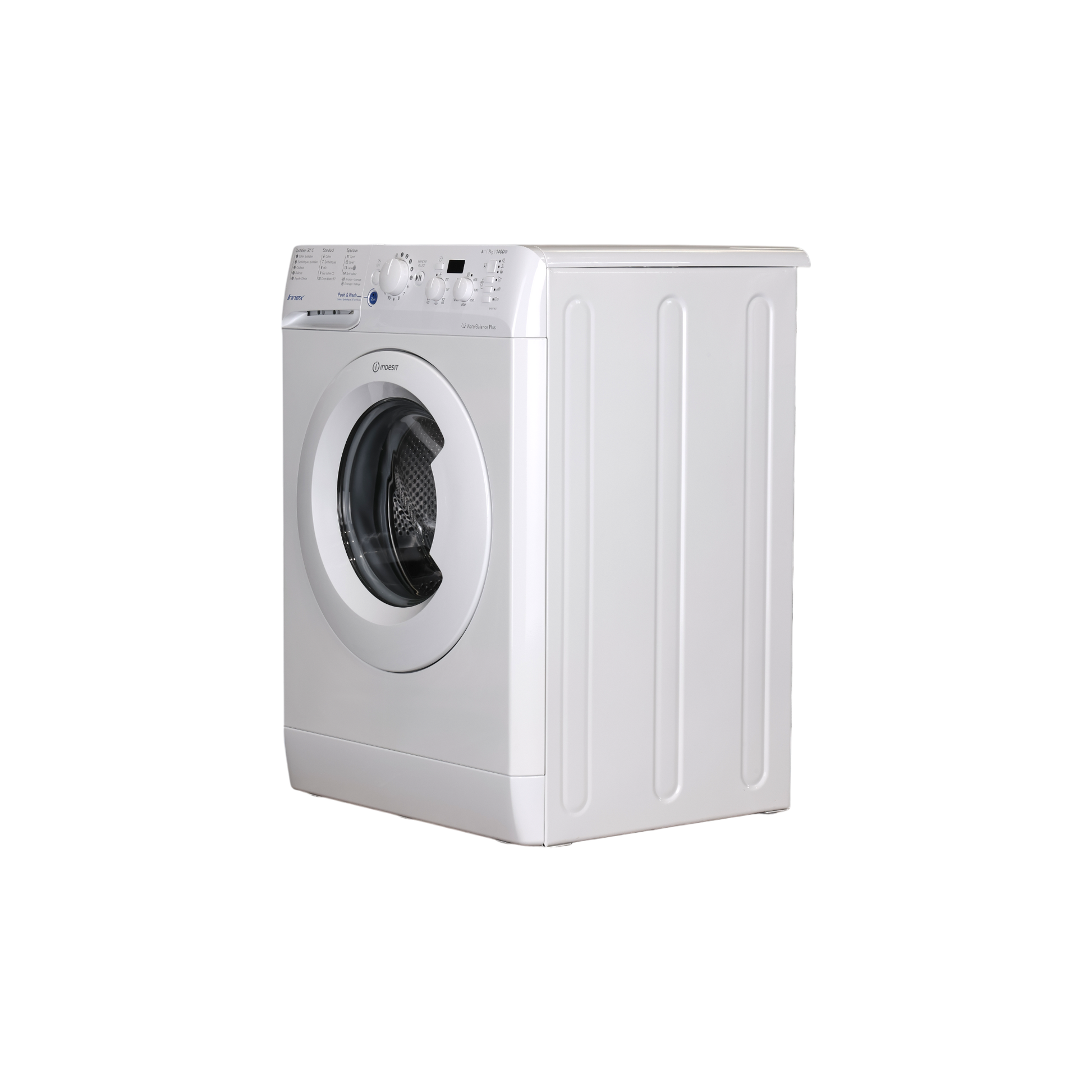 Lave-Linge Hublot 7 kg Reconditionné INDESIT BWD 71452 W FR : vue du côté droit