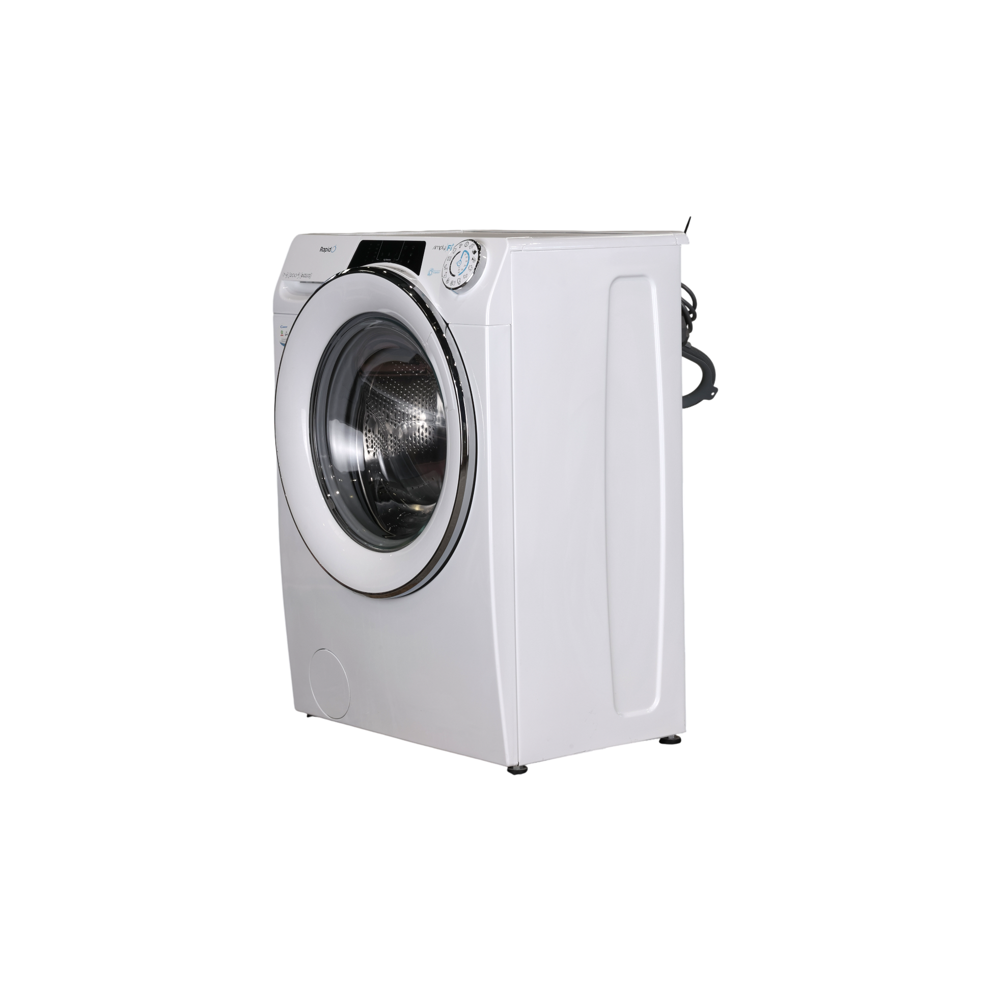 Lave-Linge Hublot 7 kg Reconditionné CANDY RO41274DWMCE/1-S : vue du côté gauche