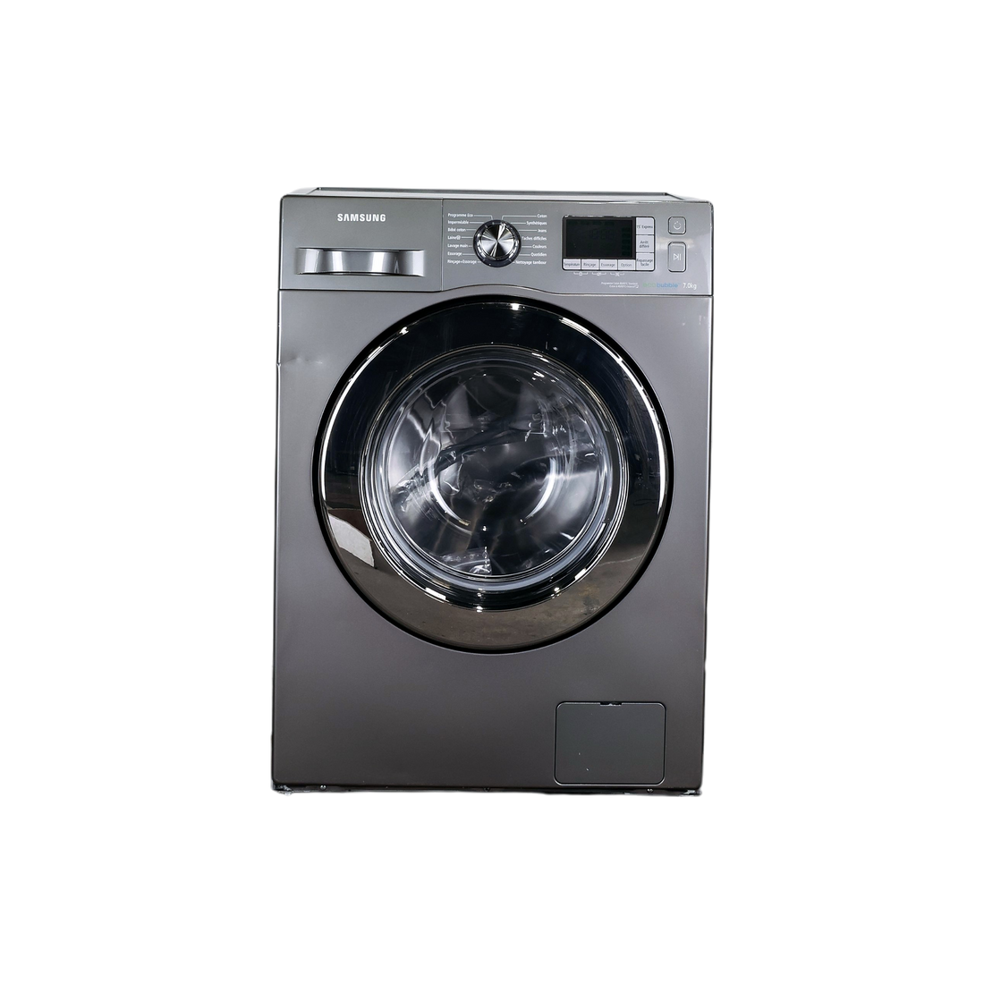 Lave-Linge Hublot 7 kg Reconditionné SAMSUNG WF70F5E5W4X : vue de face