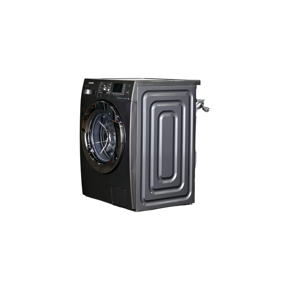 Lave-Linge Hublot 7 kg Reconditionné SAMSUNG WF70F5E5W4X : vue du côté gauche