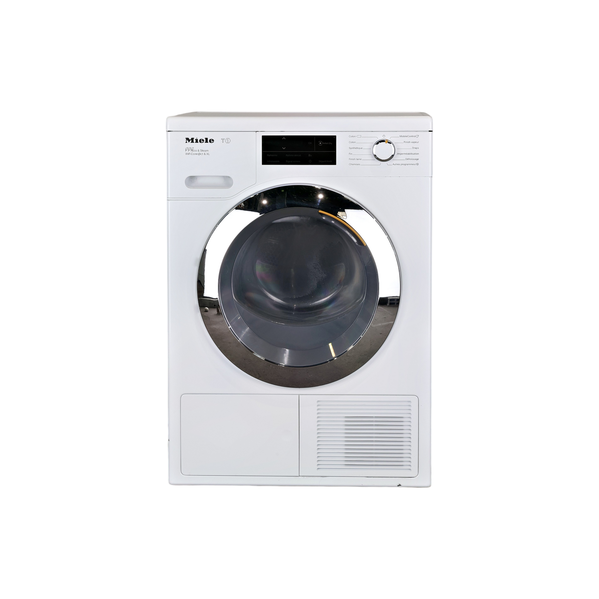 Seche-Linge Pompe À Chaleur 9 kg Reconditionné MIELE TCJ 680 WP : vue de face