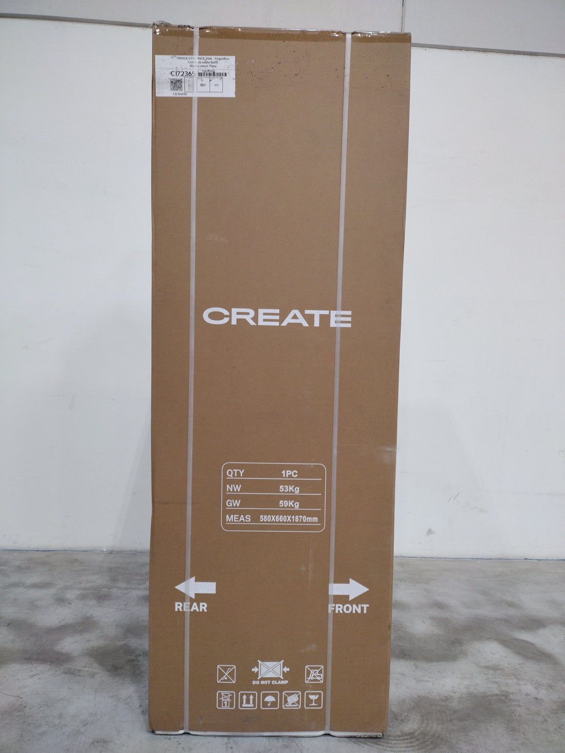 Réfrigérateur Avec Congélateur 244 L Reconditionné CREATE STYLANCE 244L : détails