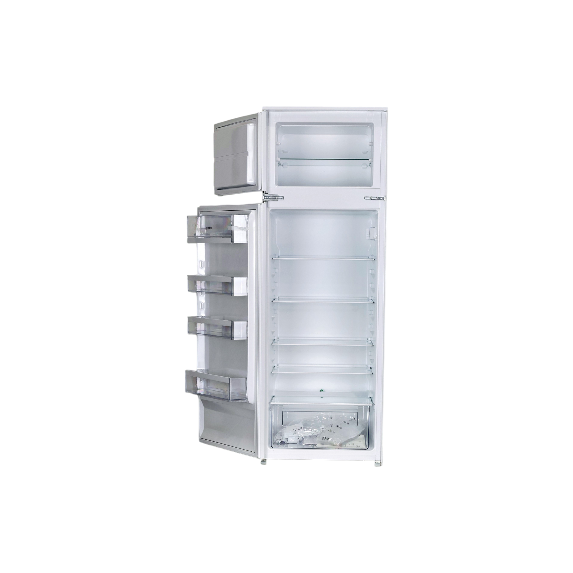 Réfrigérateur Encastrable 249 L Reconditionné SMEG D4152E : vue de l'intérieur