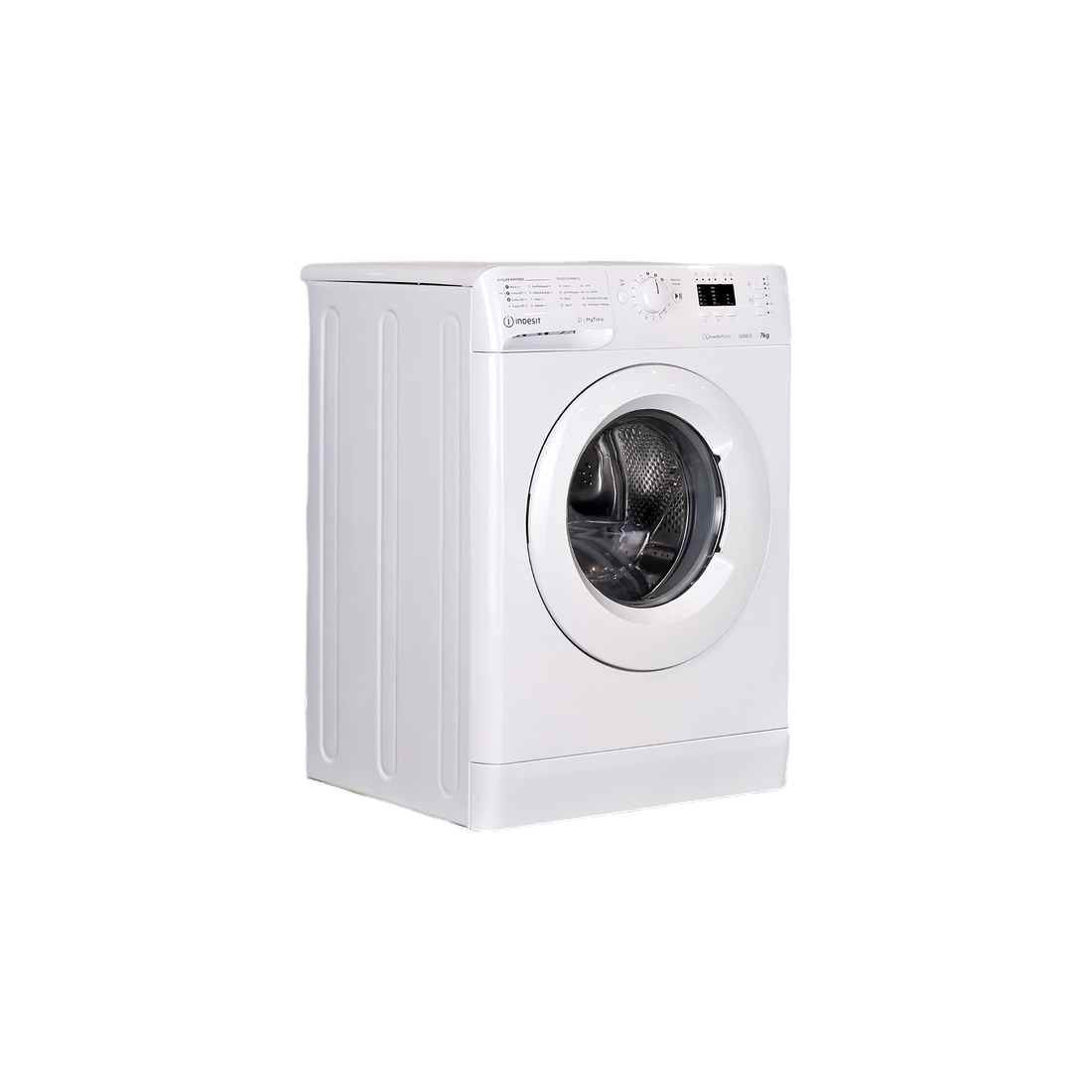Lave-Linge Hublot 7 kg Reconditionné INDESIT MTWA71296WFR : vue du côté droit