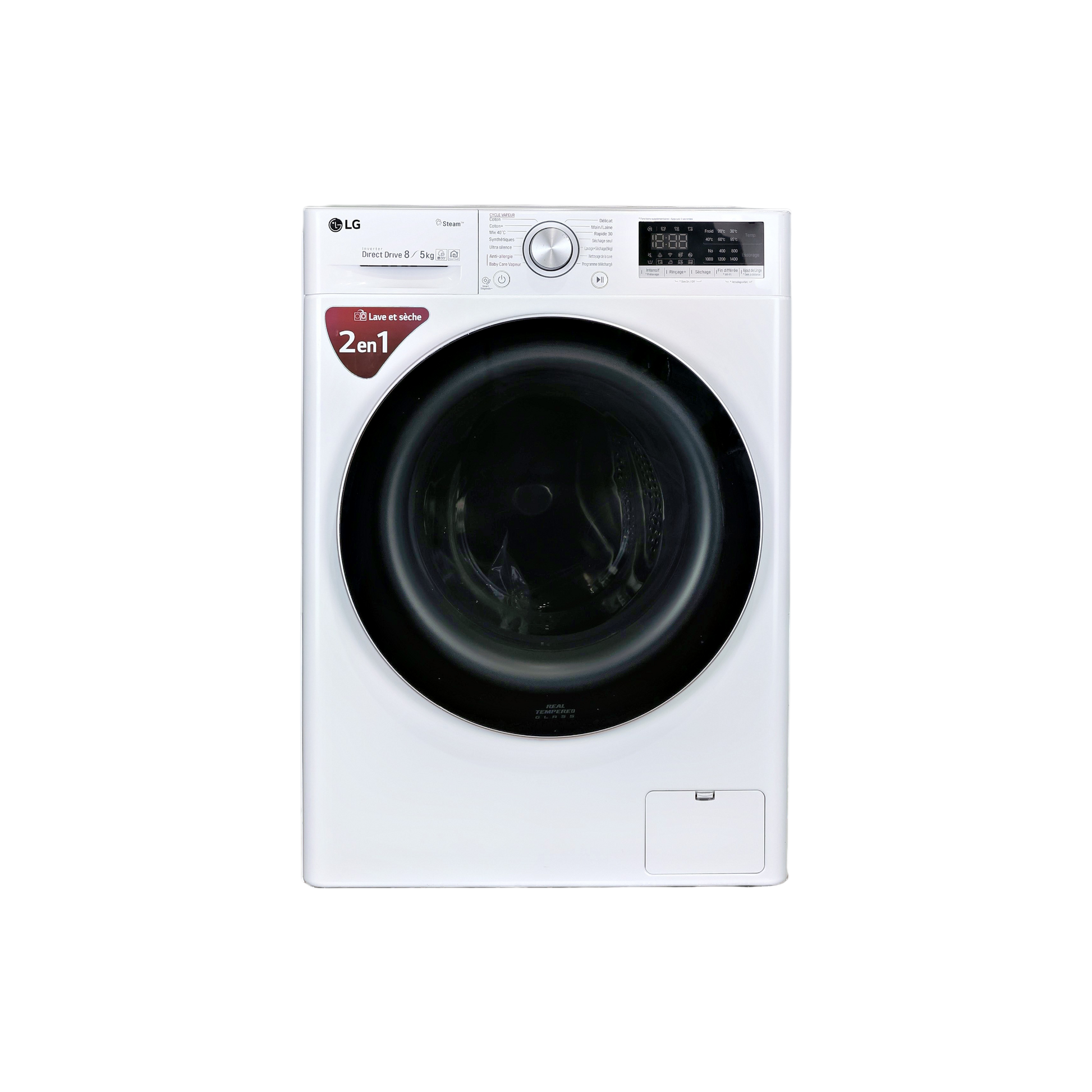 Lave-linge sechant 8 kg Reconditionné LG F854N51WHSB