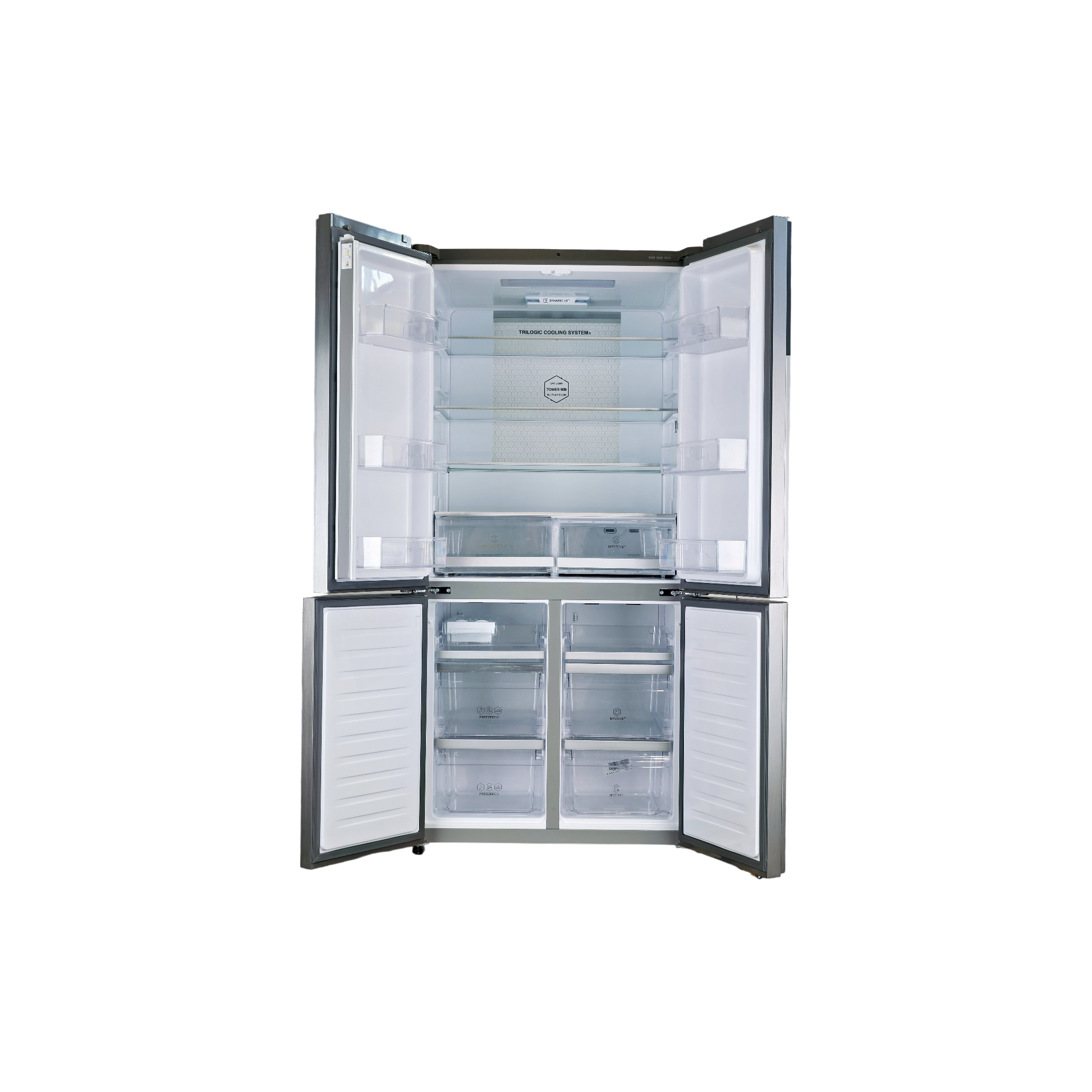 Réfrigérateur Multi-Portes 628 L Reconditionné HAIER HTF-610DM7 : vue de l'intérieur