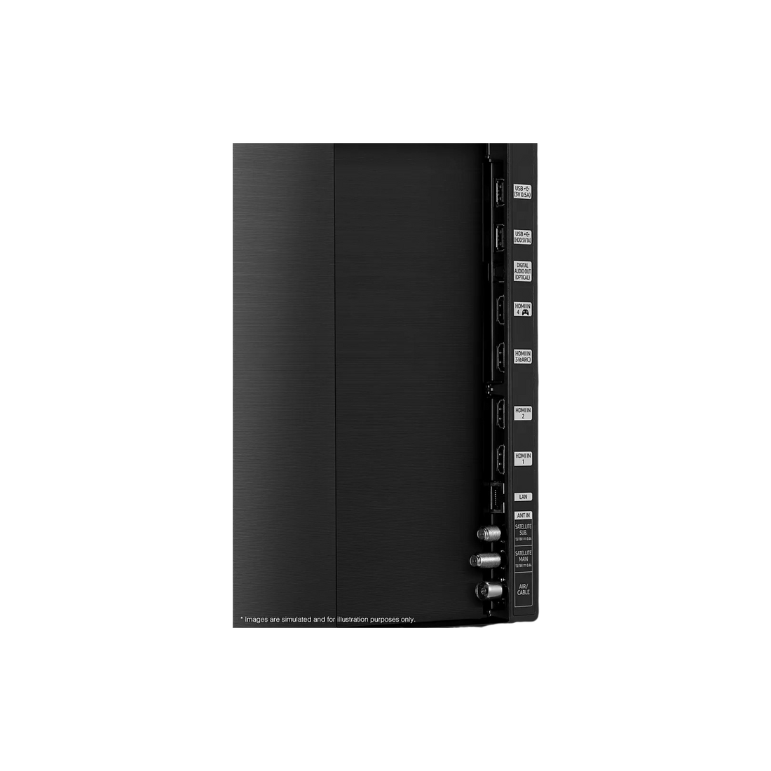 Téléviseur Led  Reconditionné SAMSUNG QE55Q80T 138 CM (54") : vue de l'intérieur