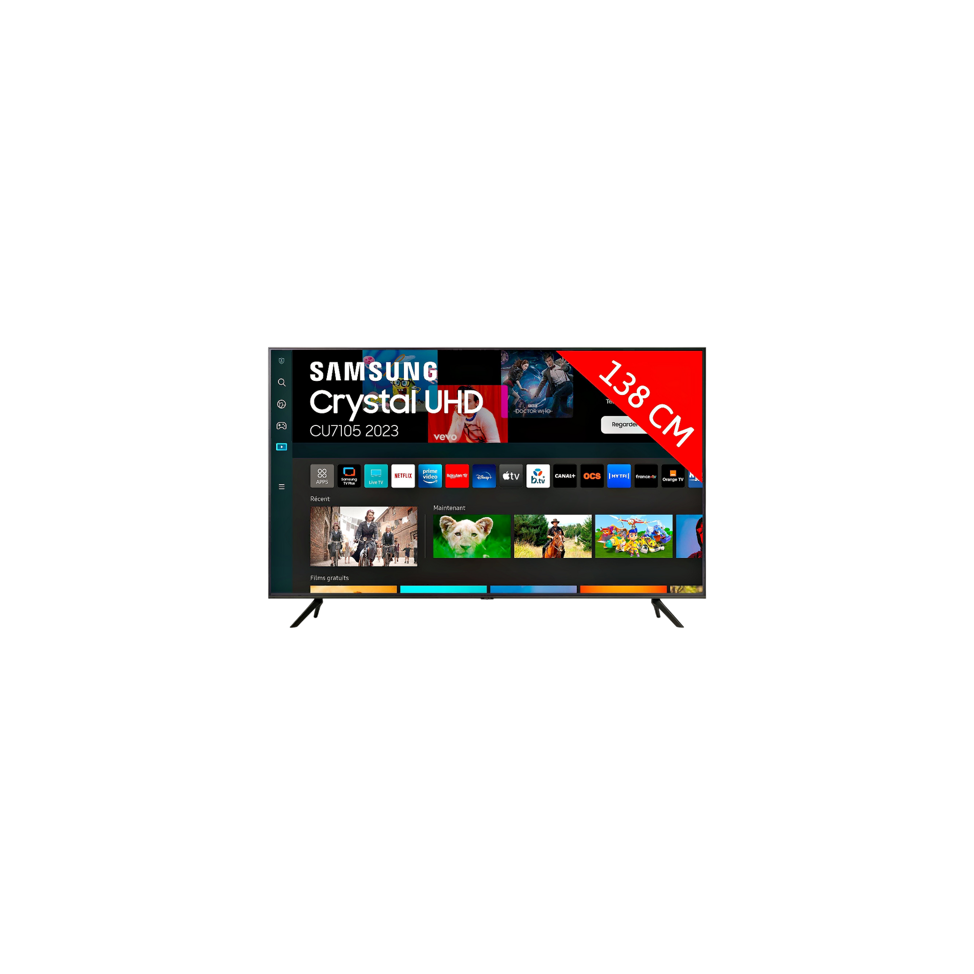 Téléviseur LED Reconditionné SAMSUNG TU55CU7105 138 cm (54")