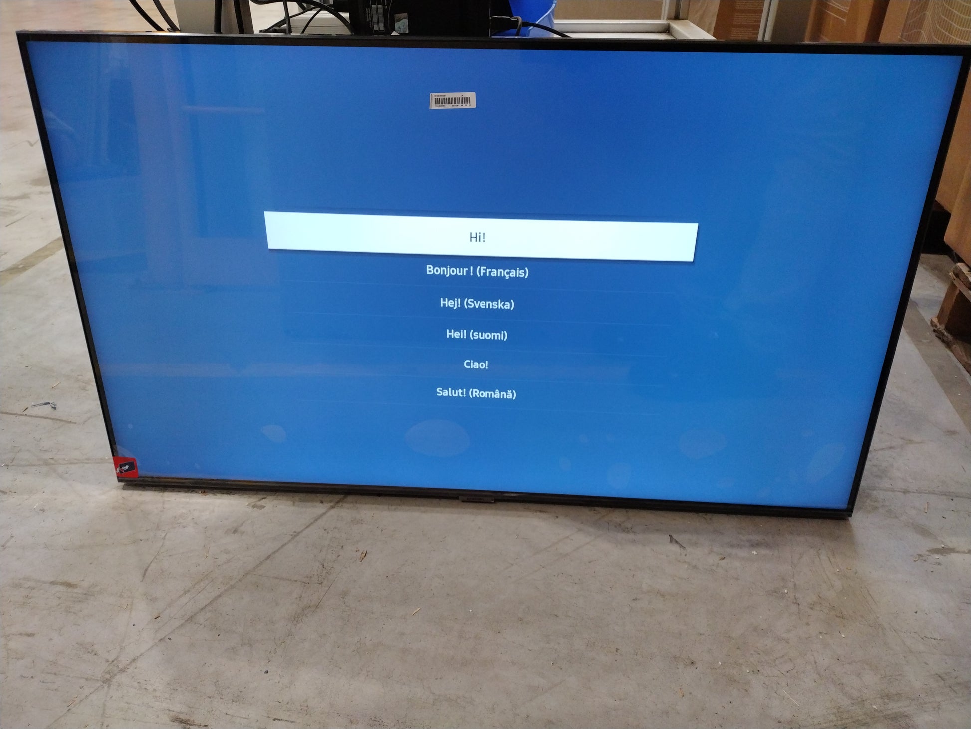 Téléviseur Led  Reconditionné SAMSUNG UE43AU7105K 108CM (43") : détails